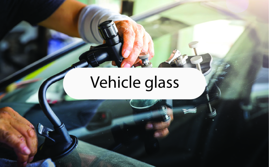 Vehicle glass (making claims clearer)